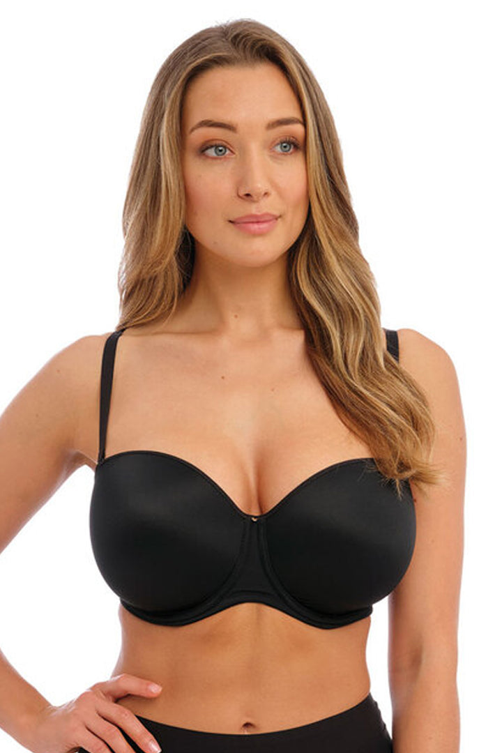 Aura Moulded Strapless Bra Black