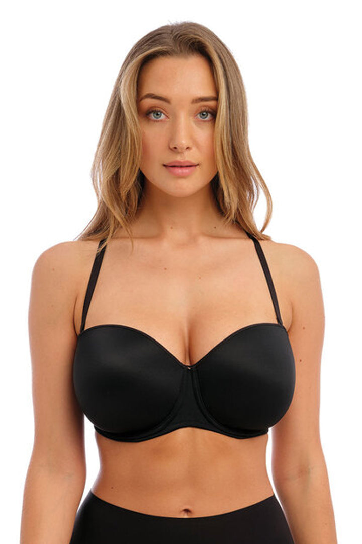 Aura Moulded Strapless Bra Black