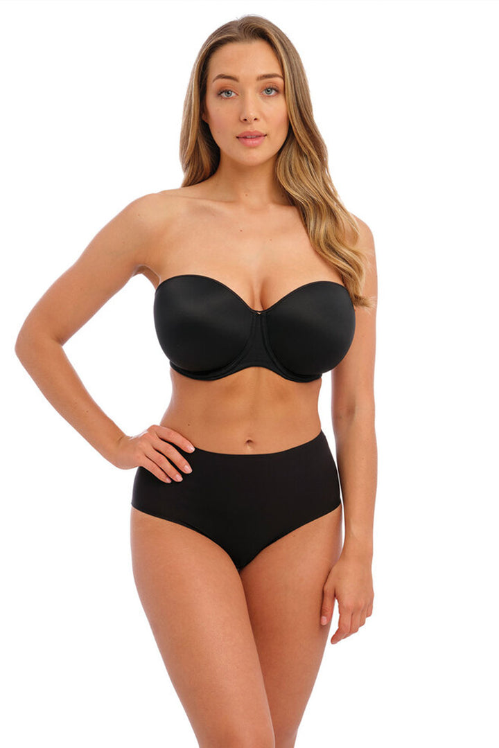 Aura Moulded Strapless Bra Black