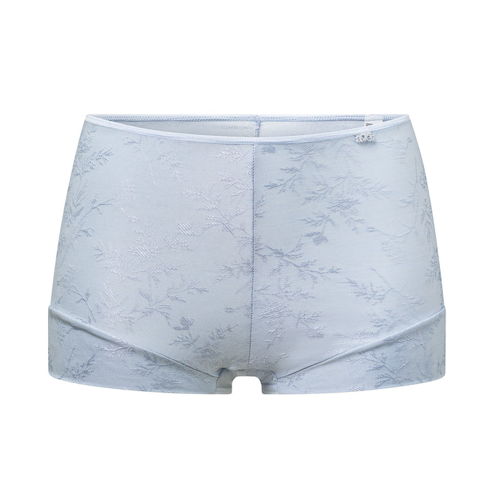 Avet Microfiber Jacquard Boxer Flower Blue Celest