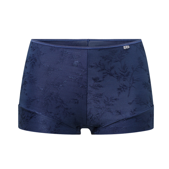 Avet Microfiber Jacquard Boxer Flower Blue
