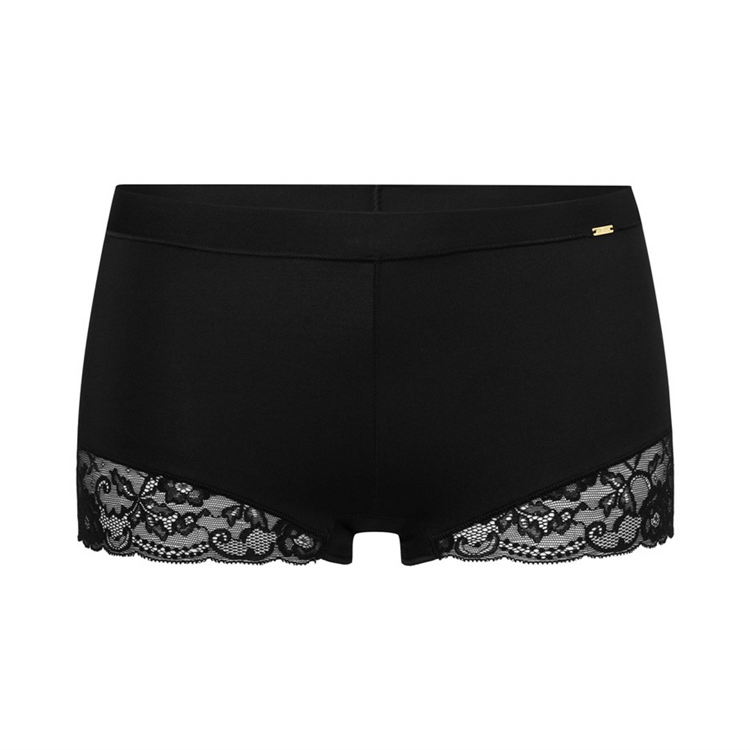 Avet Micro Boxer med Spets Svart