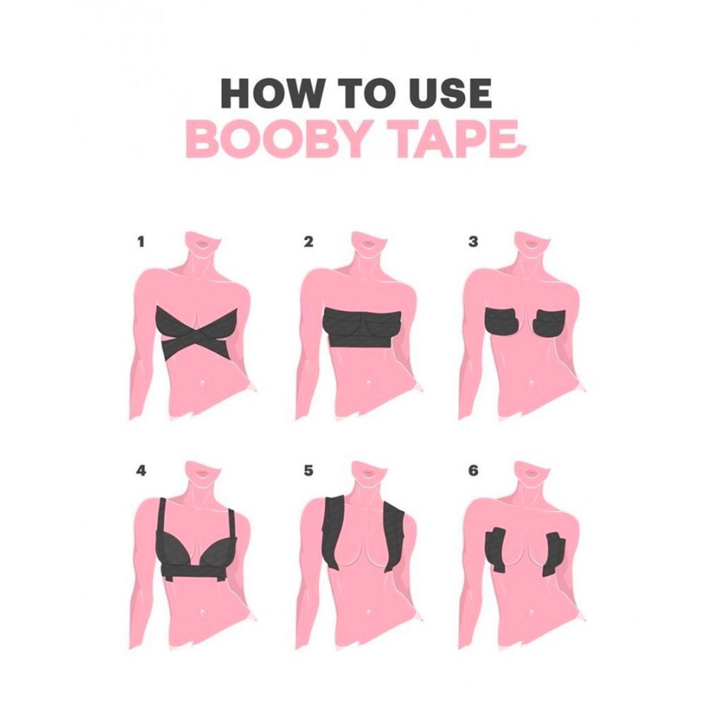 Breast Tape Black