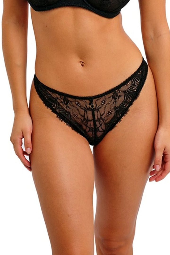 Fascinate Thong Black