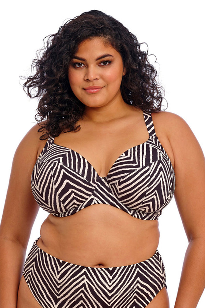Fiji Falls Plunge Bikinitopp Svart