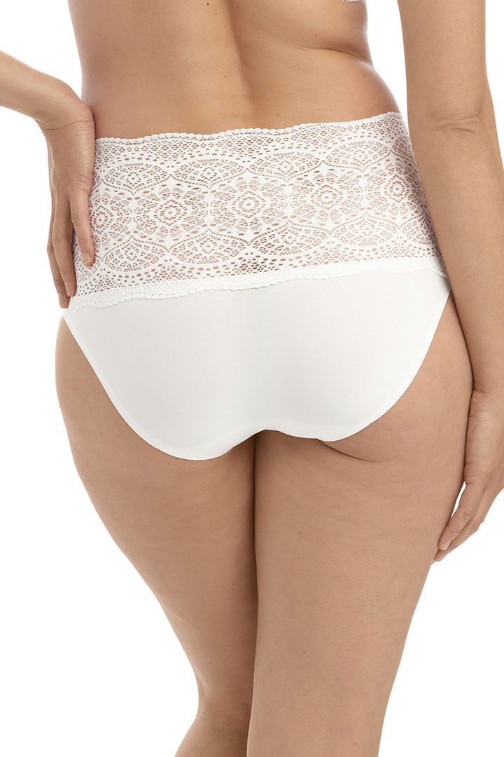 Lace Ease Invisible Full Brief Ivory