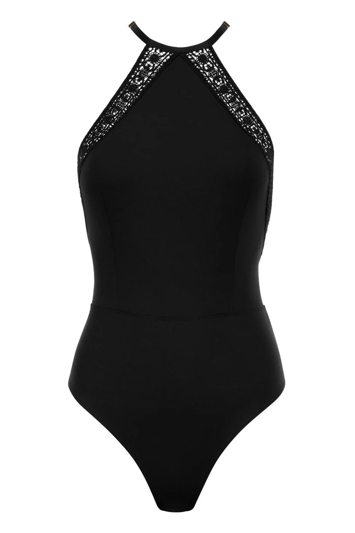 Les Bodys Halterneck Black