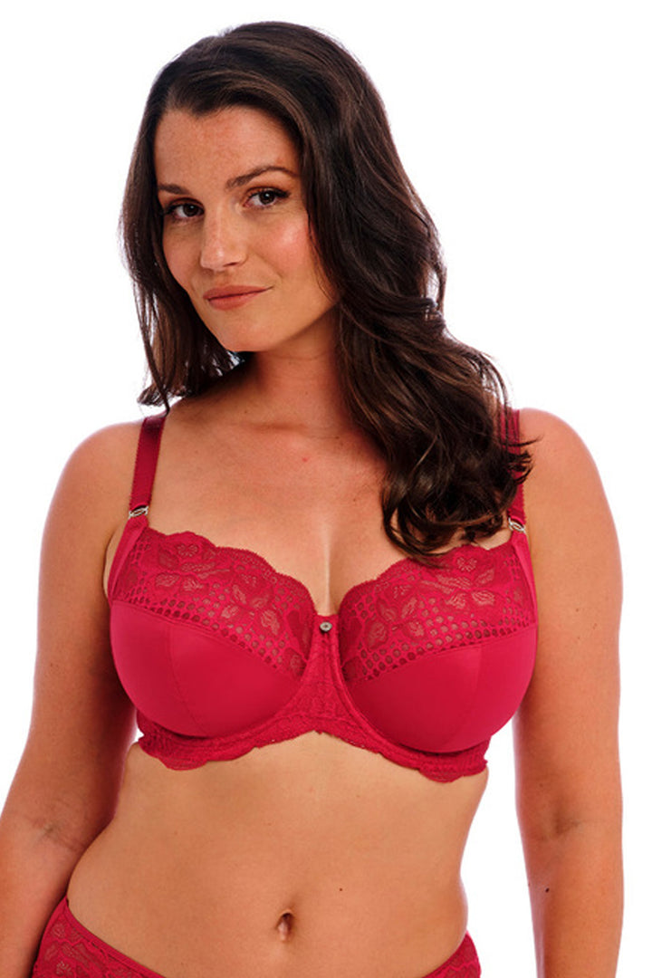 Reflect Side Support Bra Red