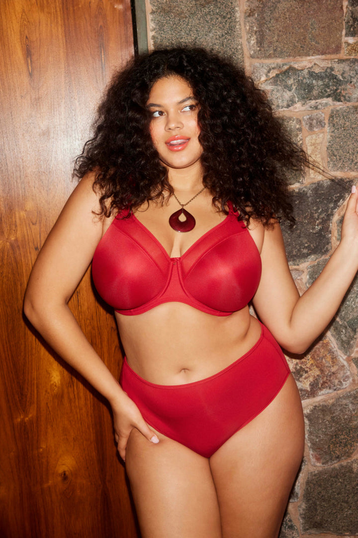 Smooth Moulded Non Padded Bra Haute Red