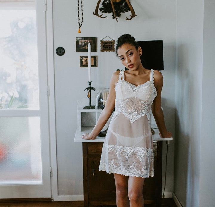 Embrace Lace Chemise Naturally Nude