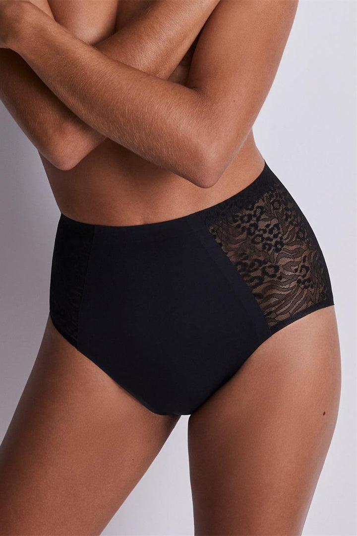 Sculpt High-Waist Brief Black Pepper