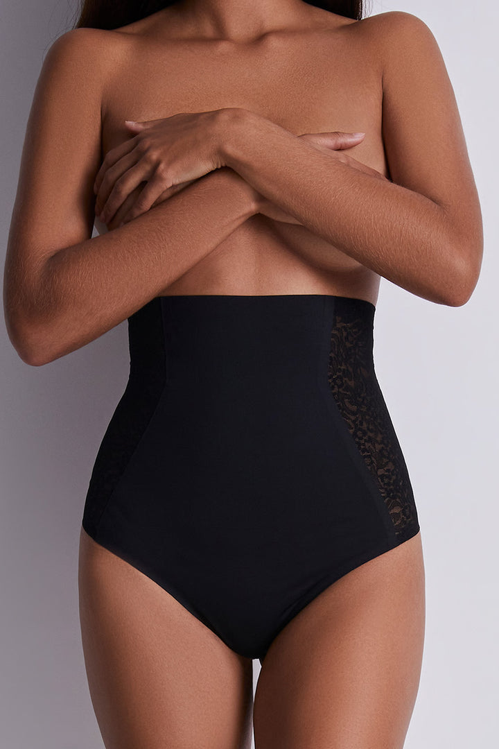 Sculpt Very High-Waist Brief Black Pepper