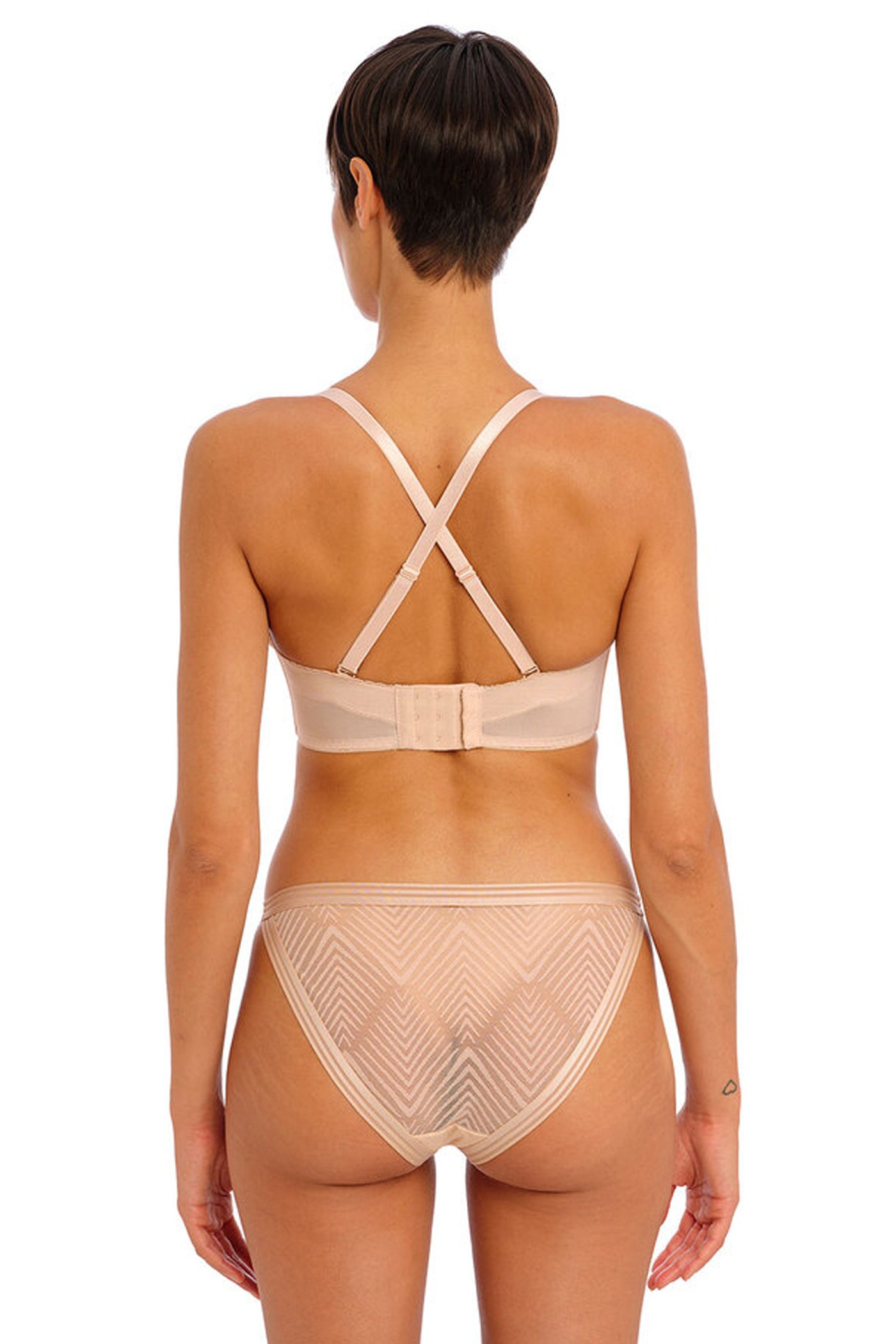 Tailored Moulded Strapless Bra Natural Beige