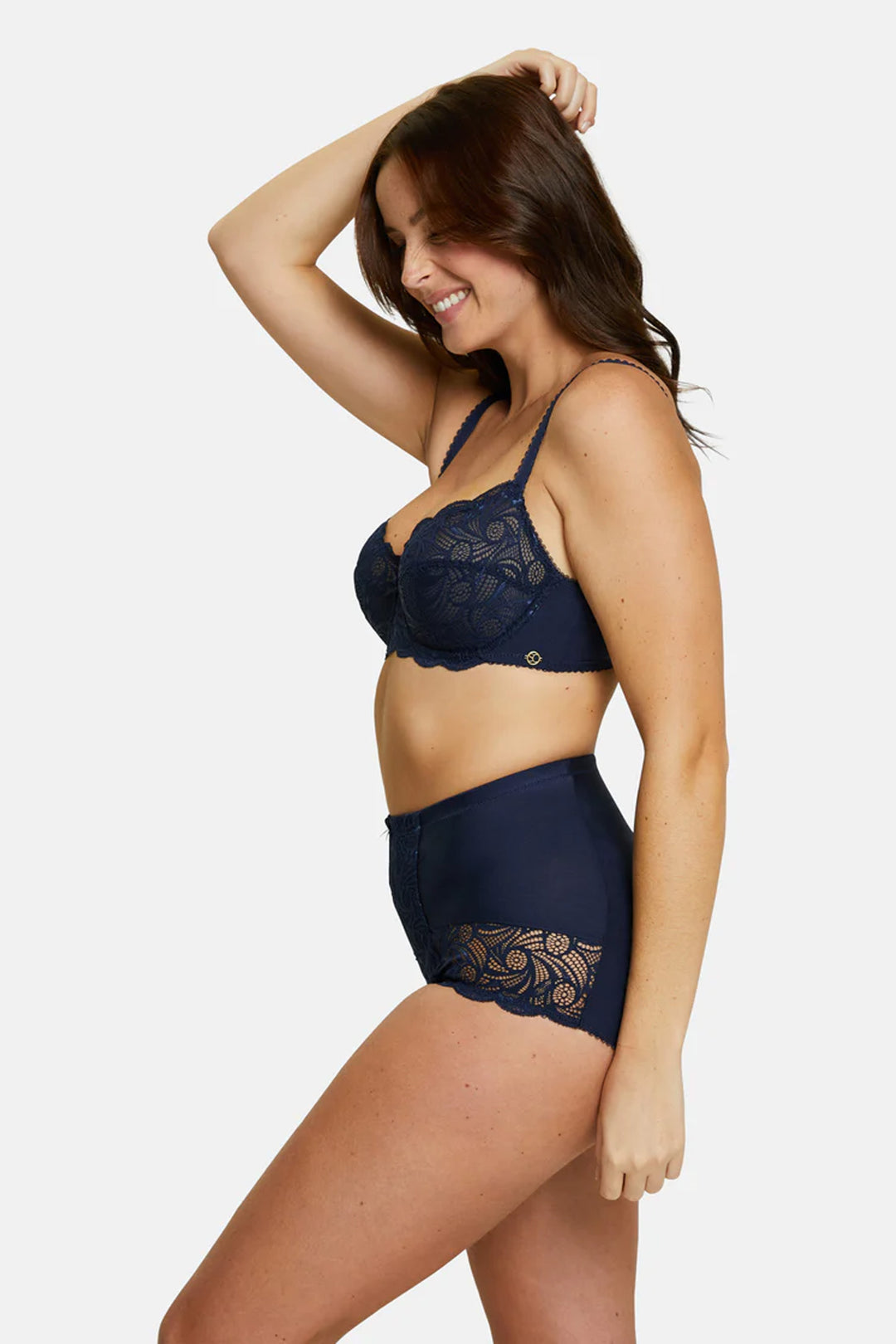 Ariane High Waisted Brief Marin