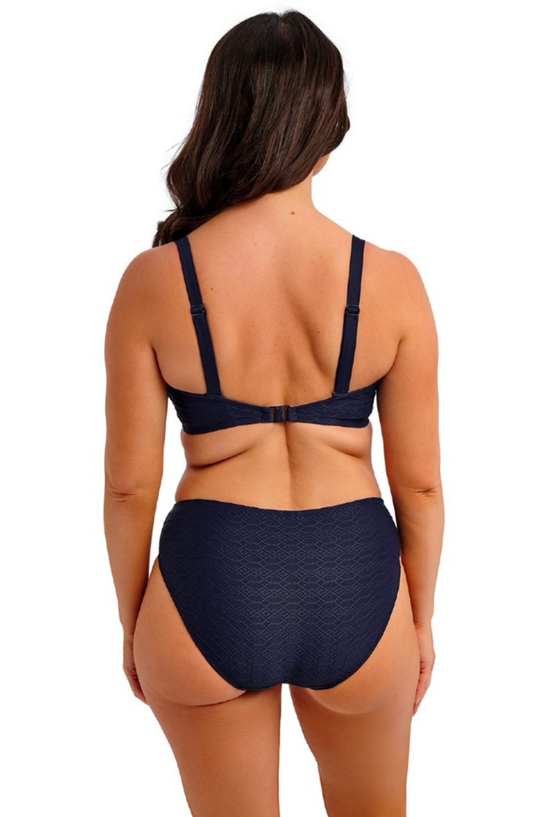 Azores Plunge Bikini Top Midnight