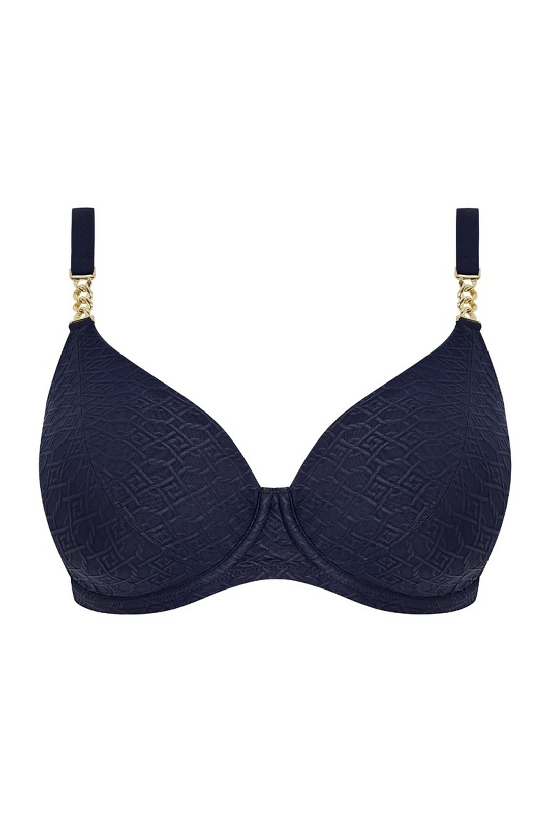 Azores Plunge Bikini Top Midnight