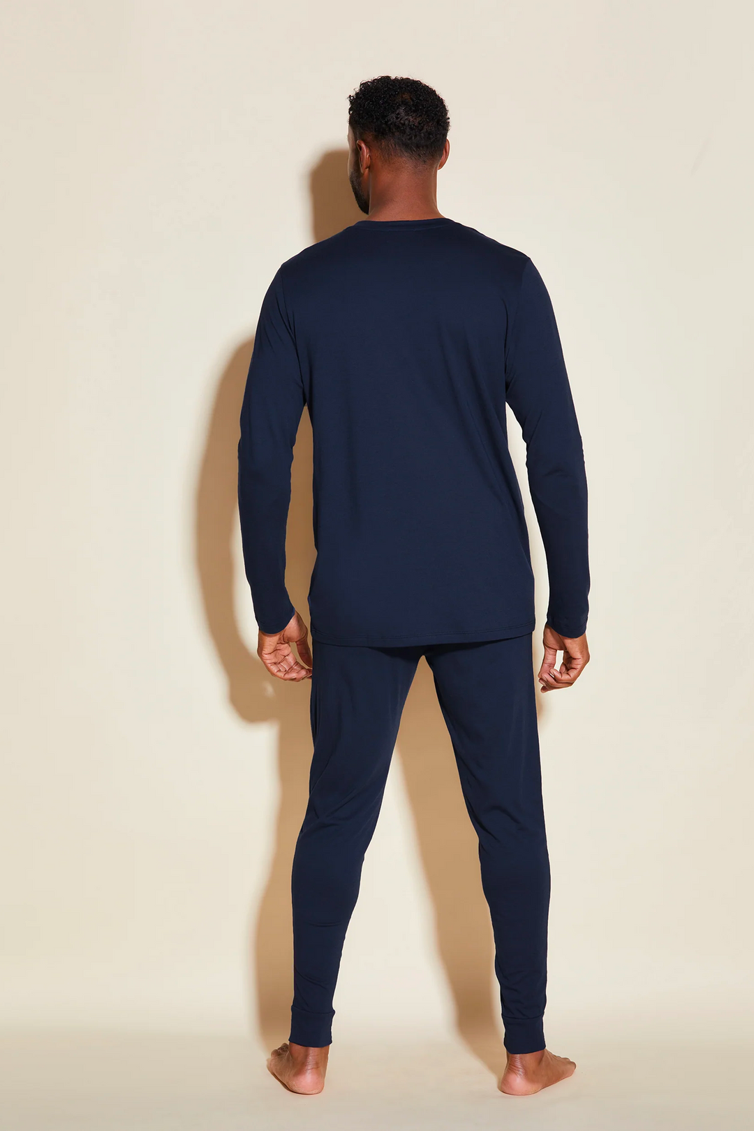 Bella Men's Henley & Jogger Set Navy