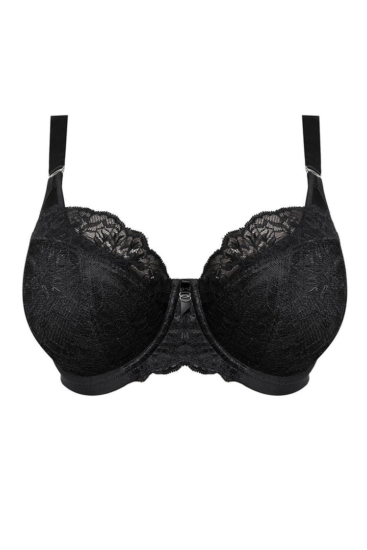 Brianna Padded Half Cup Bra Black