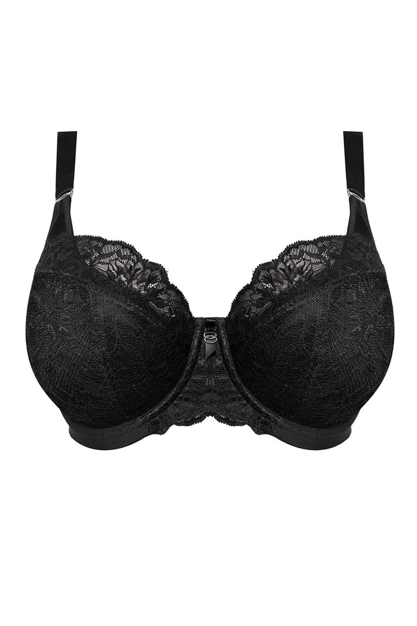 Brianna Padded Half Cup Bra Black