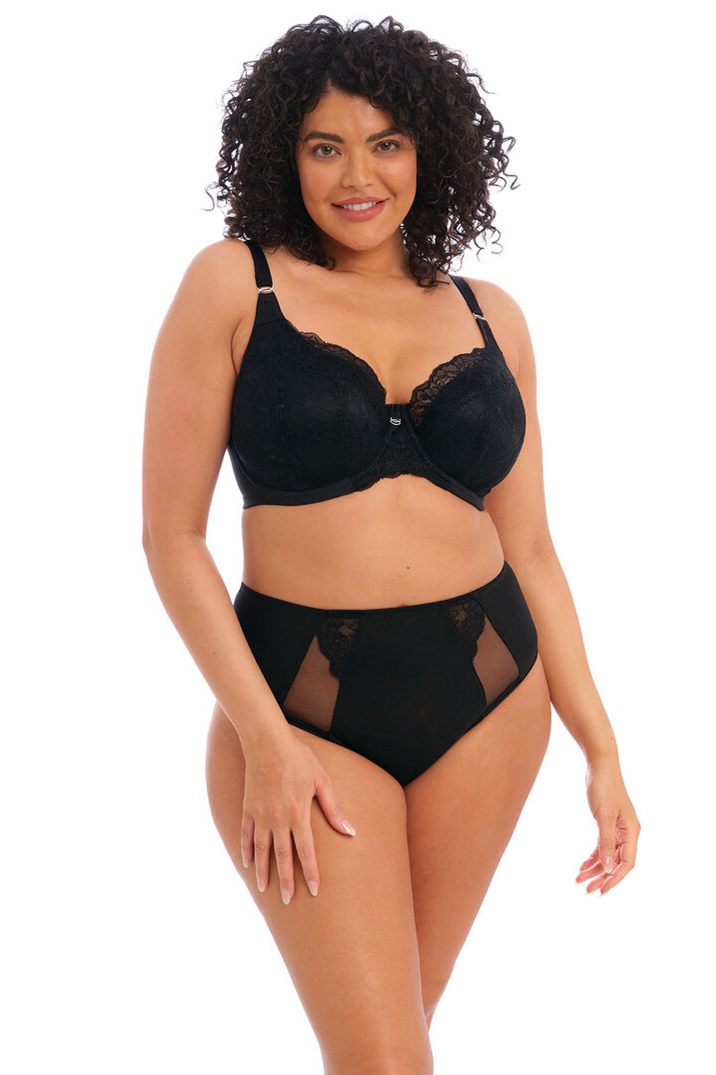 Brianna High Waisted Brief Black