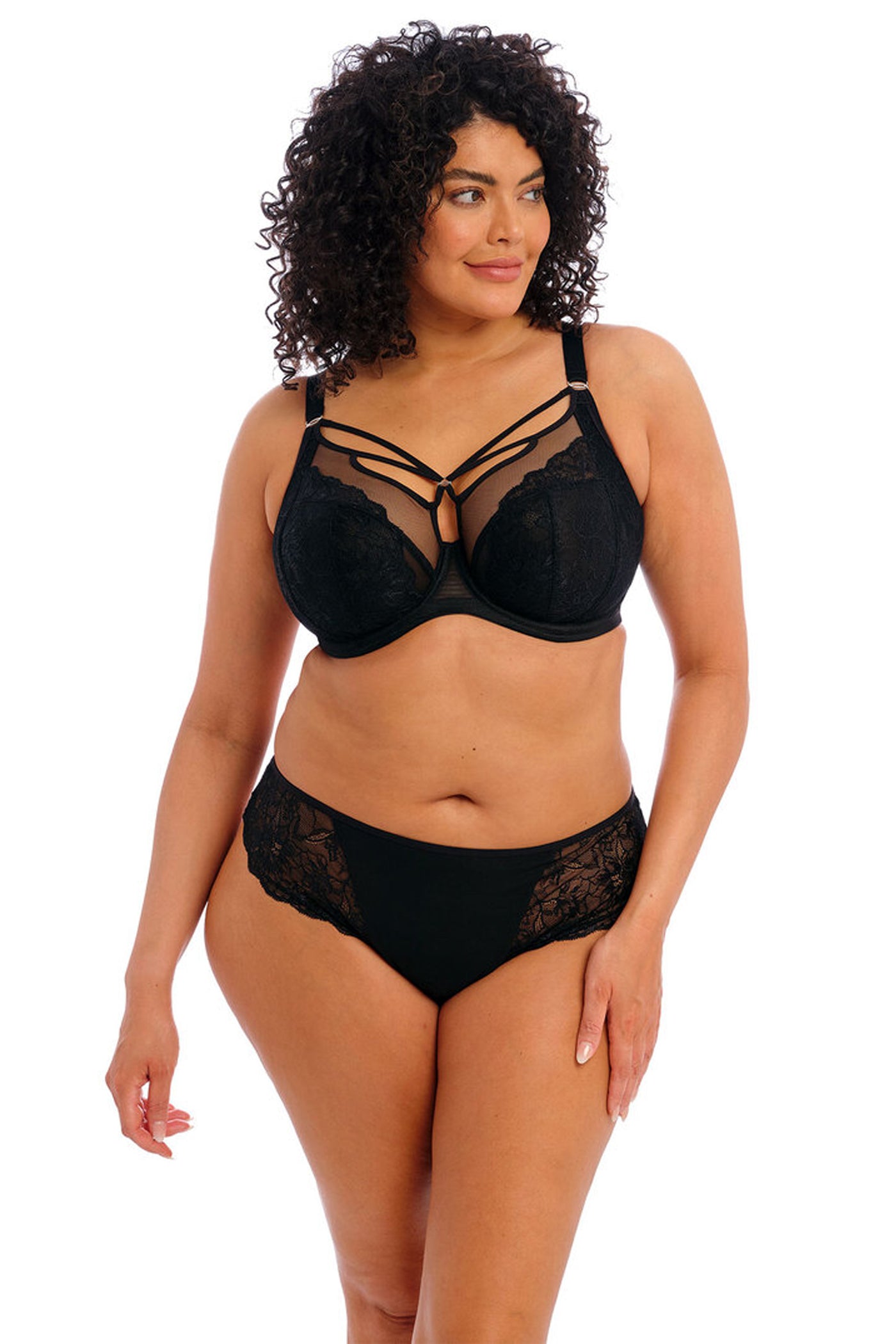 Brianna Plunge Bra Black