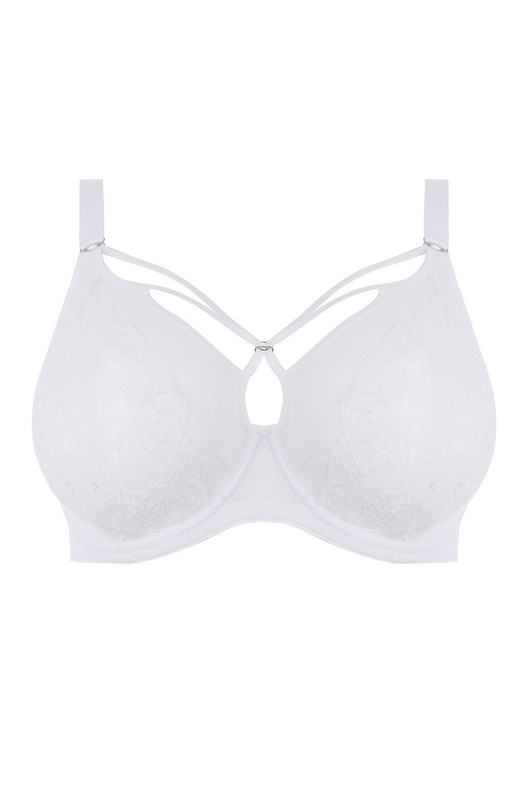 Brianna Plunge Bra White