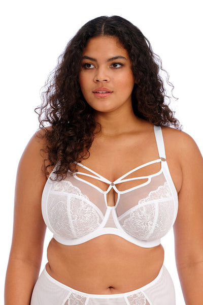 Brianna Plunge Bra White