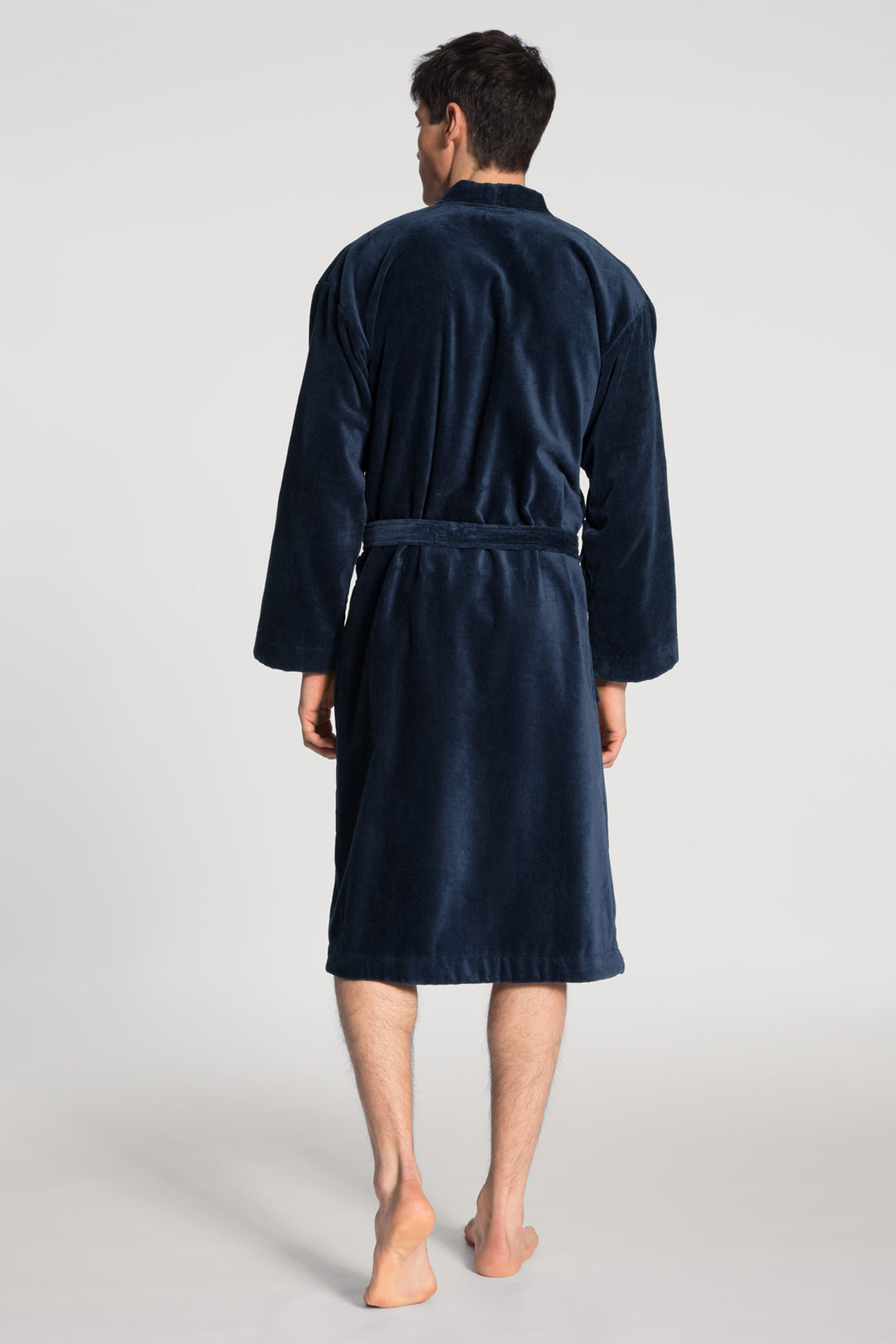 After Shower Bathrobe Dark Blue