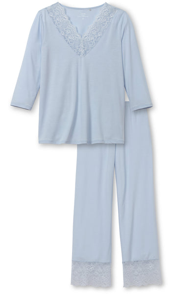 Elegant Dreams 7/8 Pyjamas Harmony Blue