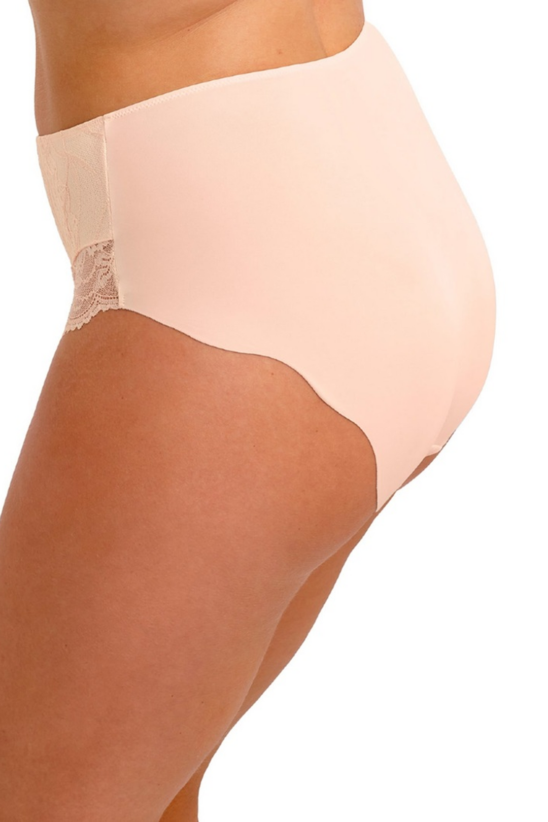 Cesile High Waisted Brief Peach Sorbet