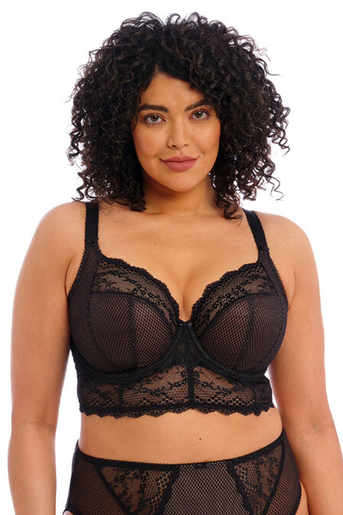 Charley Longline Plunge Bra Black