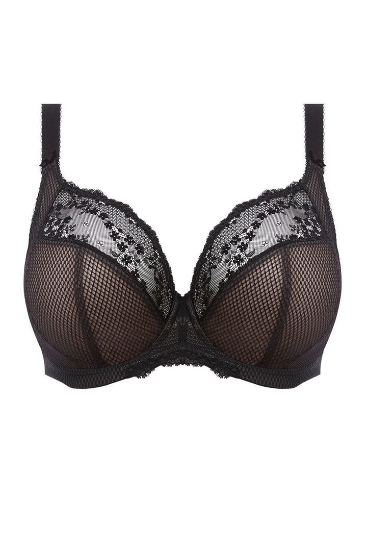 Charley Stretch Plunge Bra Black