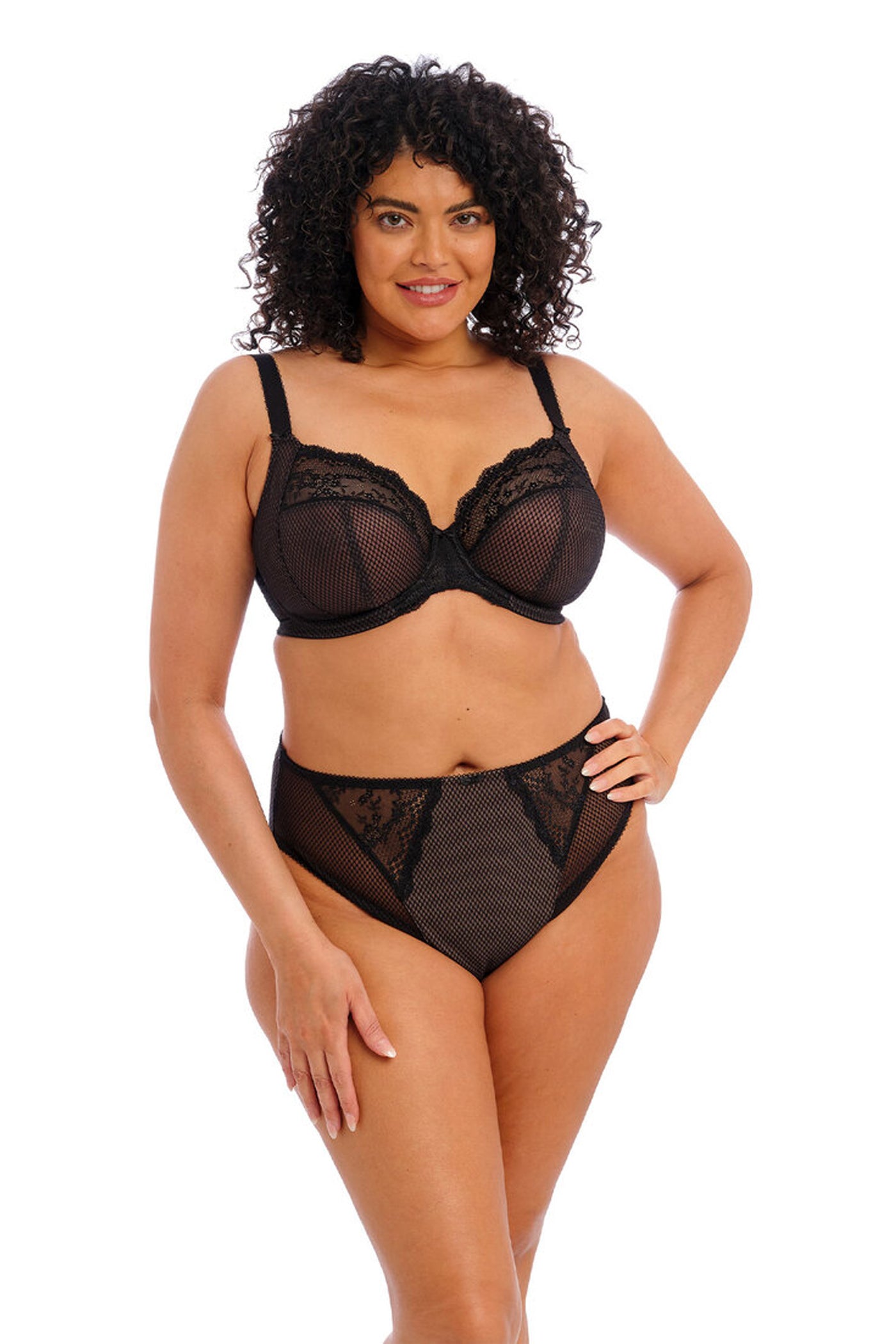 Charley Stretch Plunge BH Svart