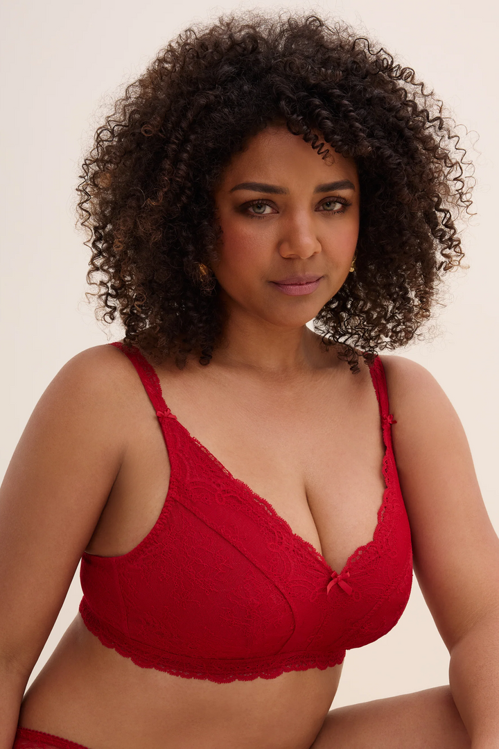 Danse Des Sens Soft Post-op Triangle Bra Irresistible Red