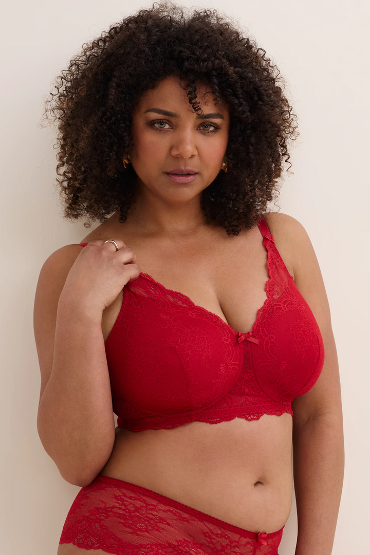 Danse Des Sens Soft Post-Operative Full Cup Bra Irresistible Red