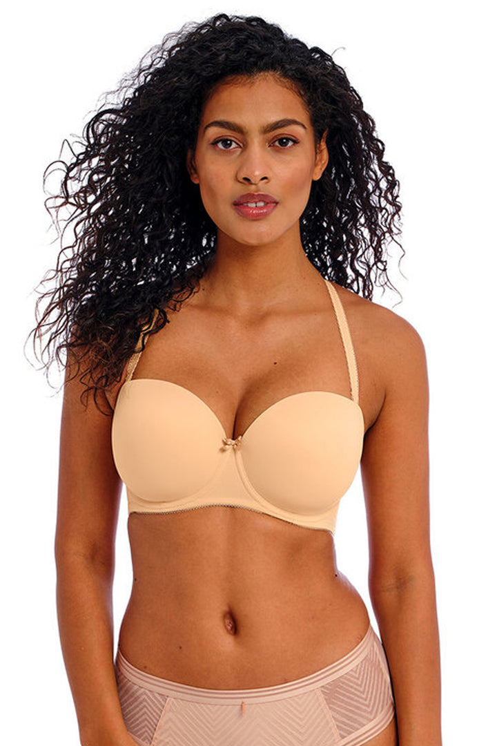 Deco Moulded Strapless Bra Nude