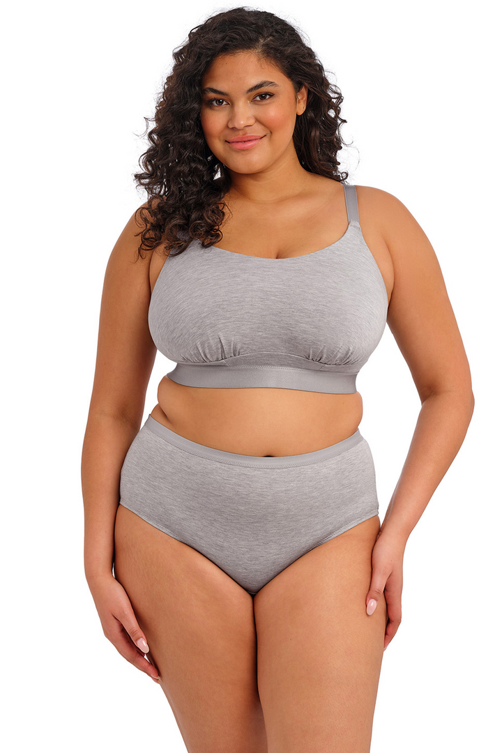 Downtime Non Wired Bralette Grey Marl