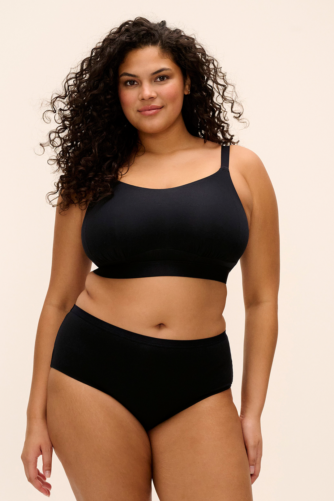 Downtime Non Wired Bralette Black