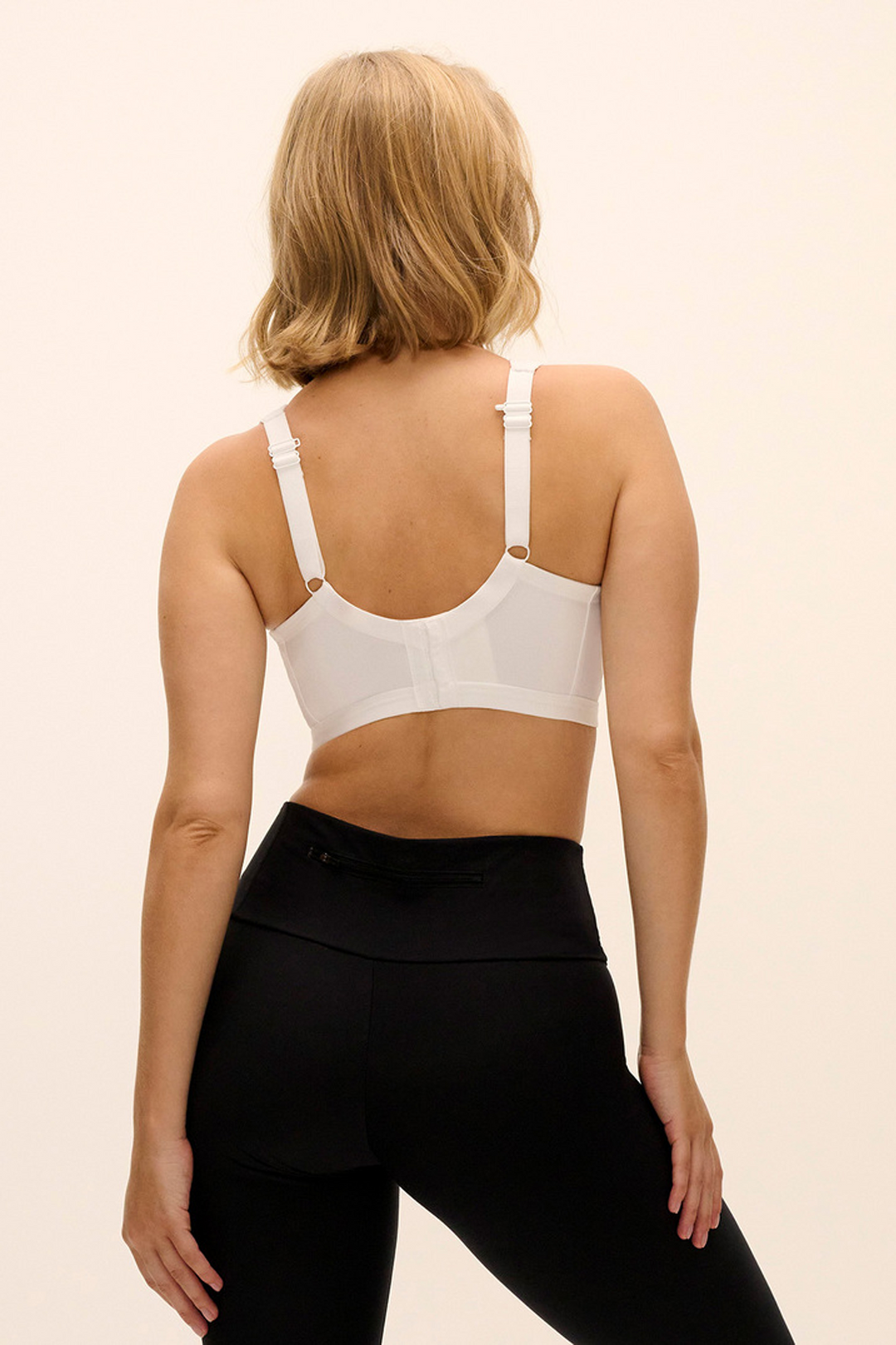 Dynamic Non Wired Sports Bra White