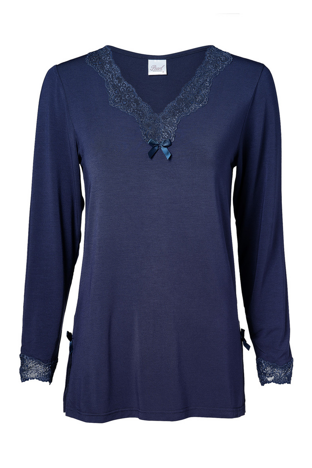 Elegance Long Sleeve Top Navy