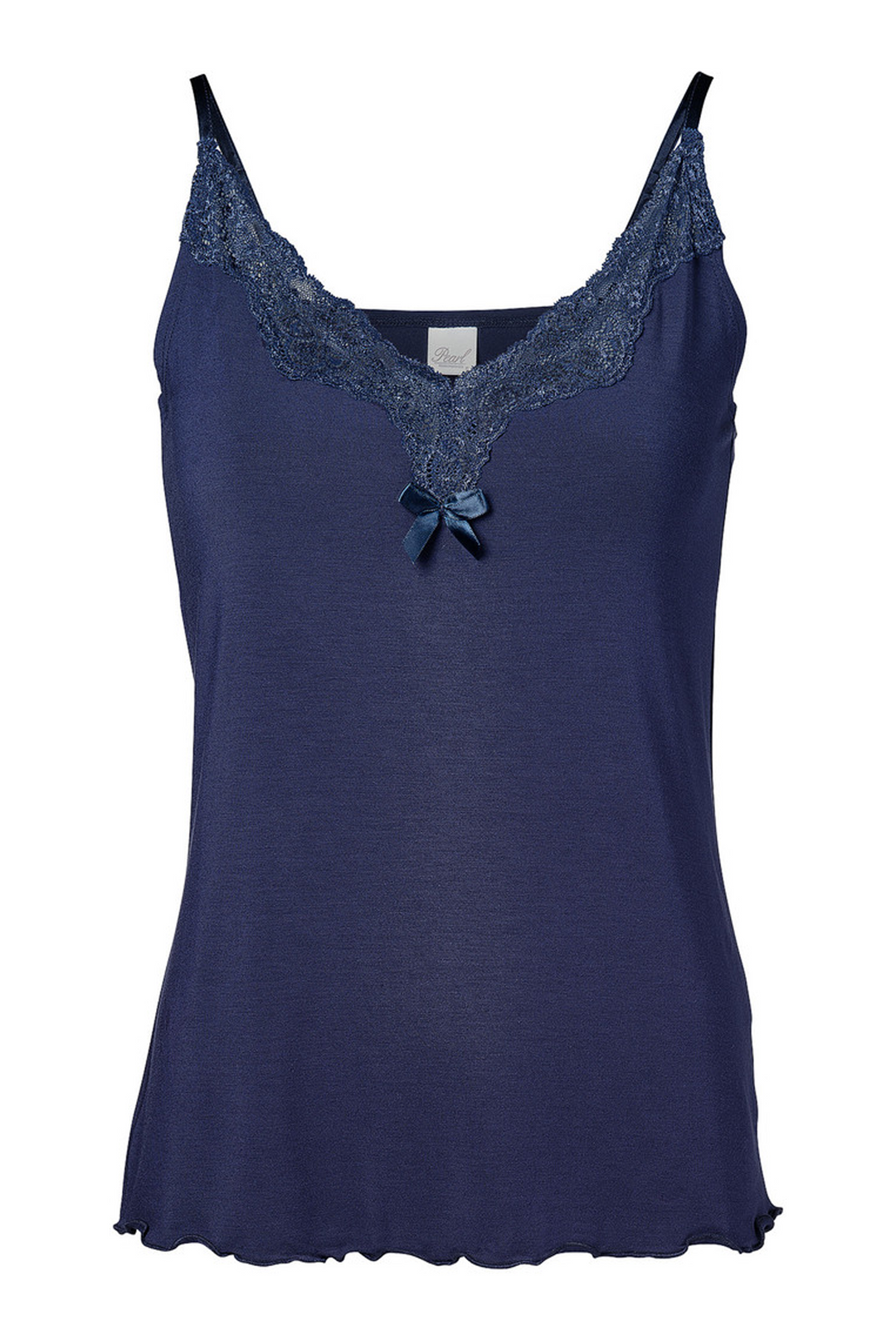 Elegance Spaghetti Strap Top Navy