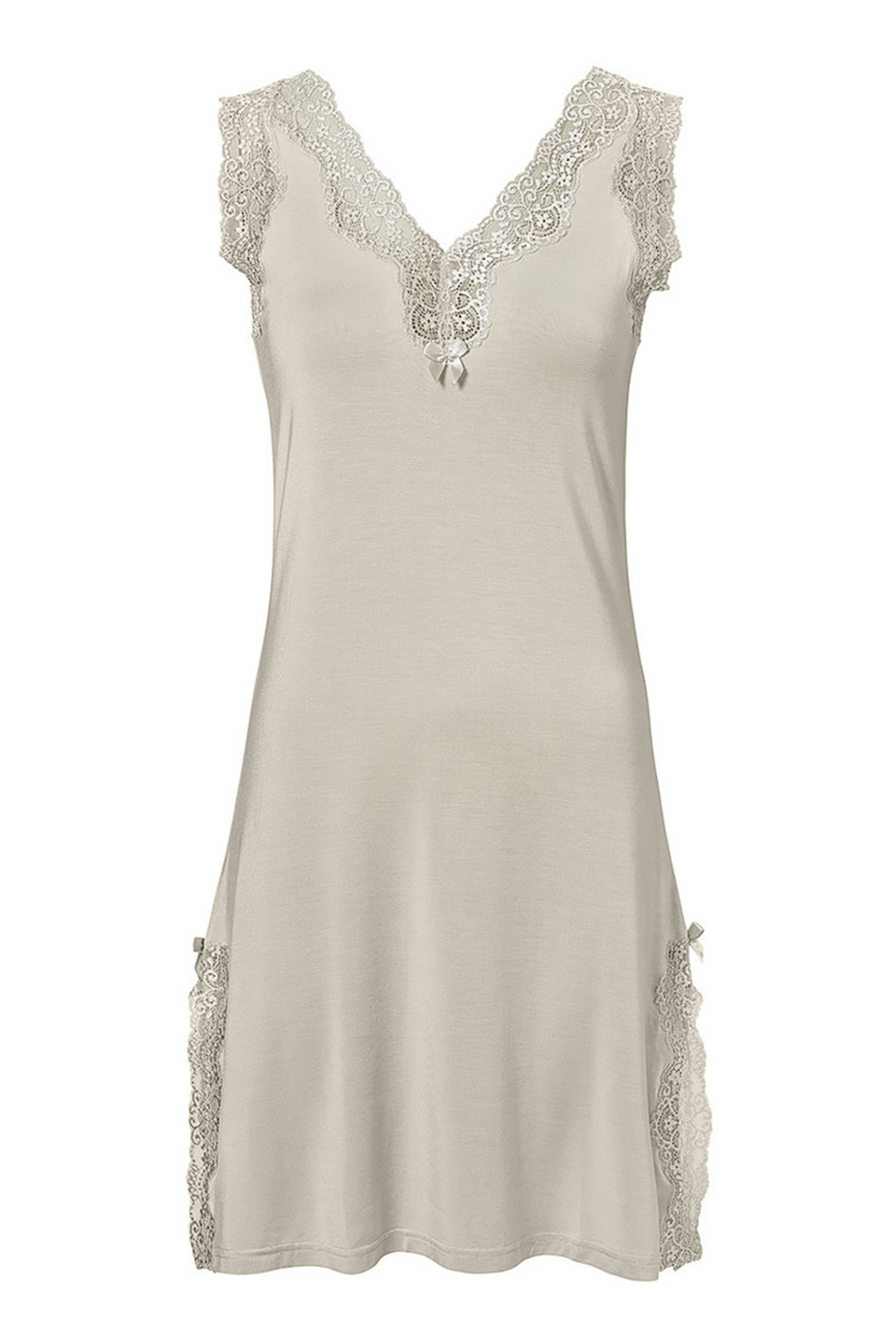 Elegance Sleeveless V-neck Night Dress Beachstone