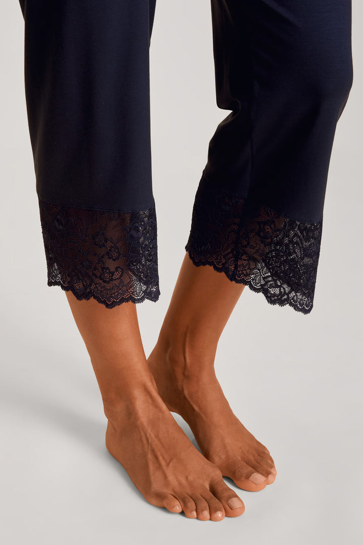 Elegant Dreams 7/8 Pyjamas Dark Lapis Blue