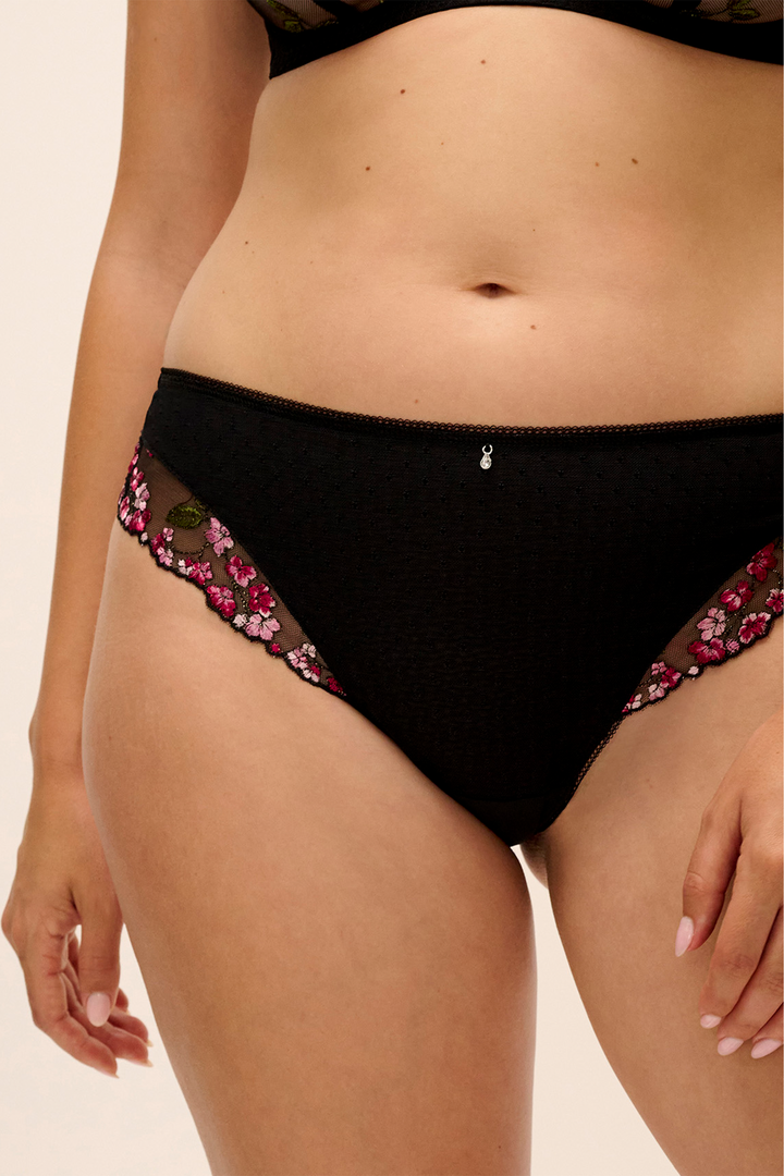 Eliyse Thong Black