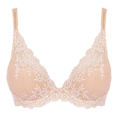 Embrace Lace Plunge Naturally Nude