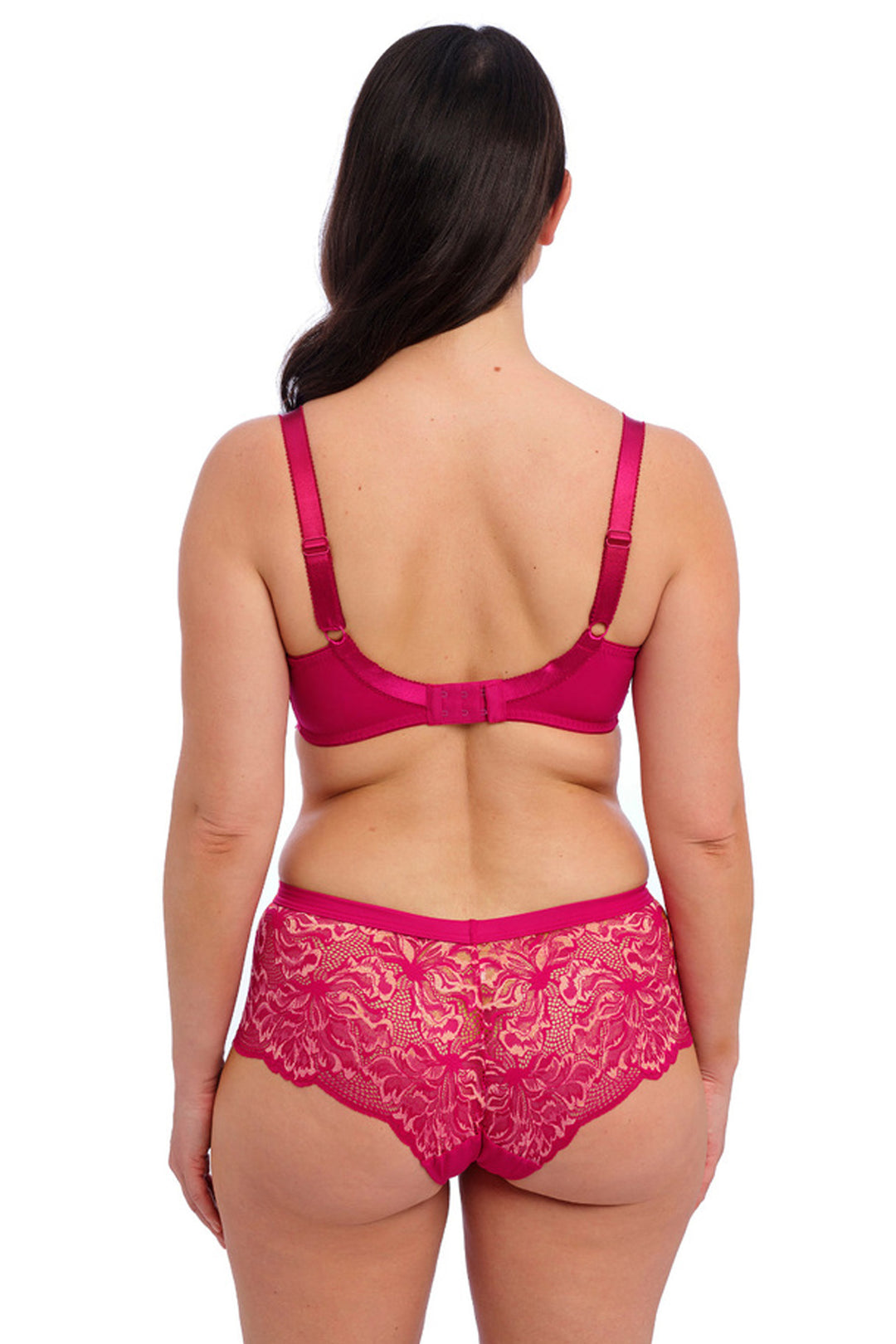 Emmaline Padded Plunge Bra Cerise