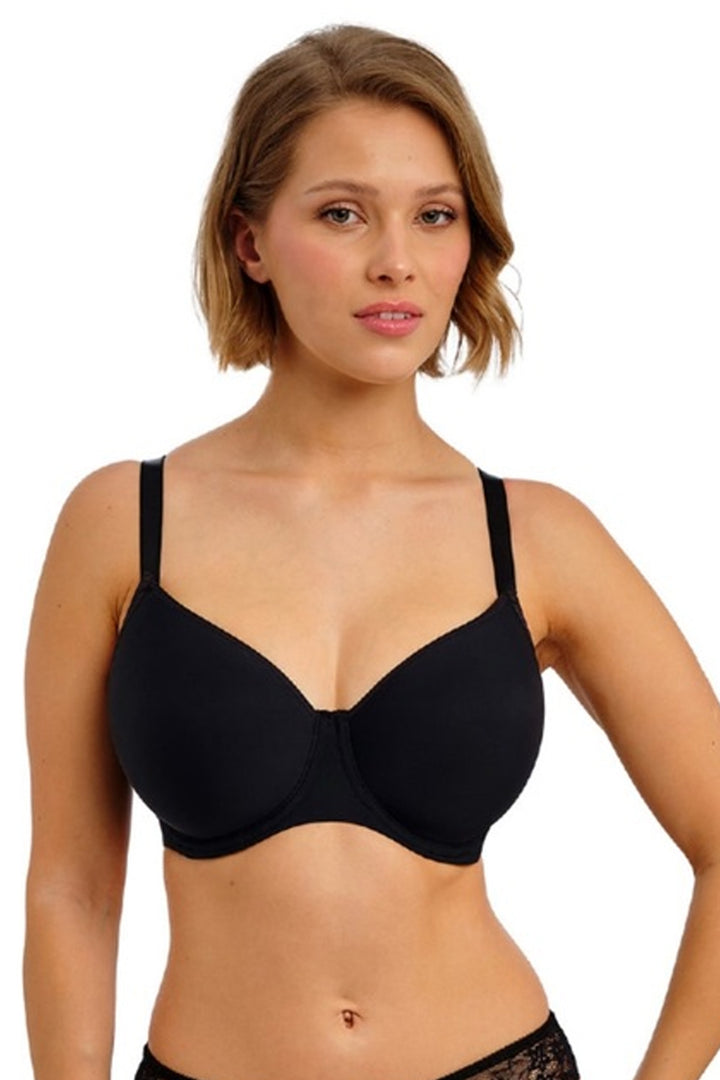 Essentially Smooth moulded T-shirt Bra Black