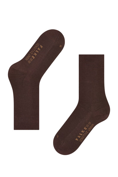 Sensitive London Women Socks Dark Brown