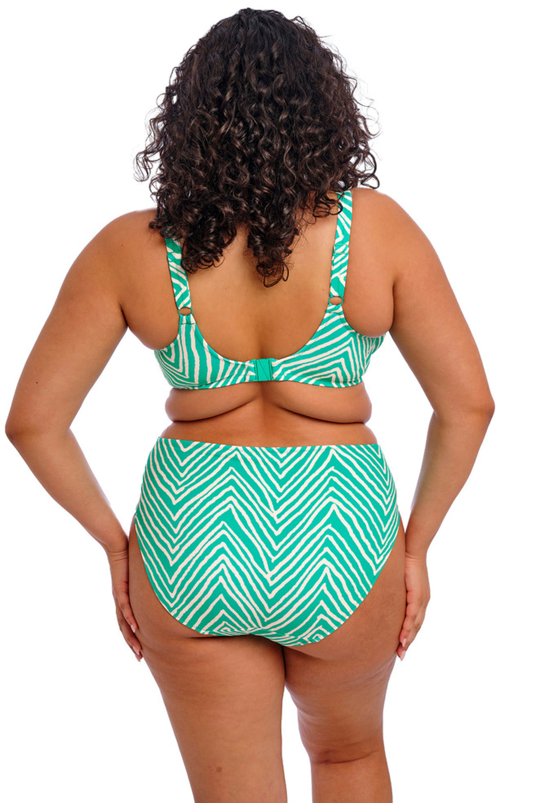 Fiji Falls Plunge Bikini Top Marine