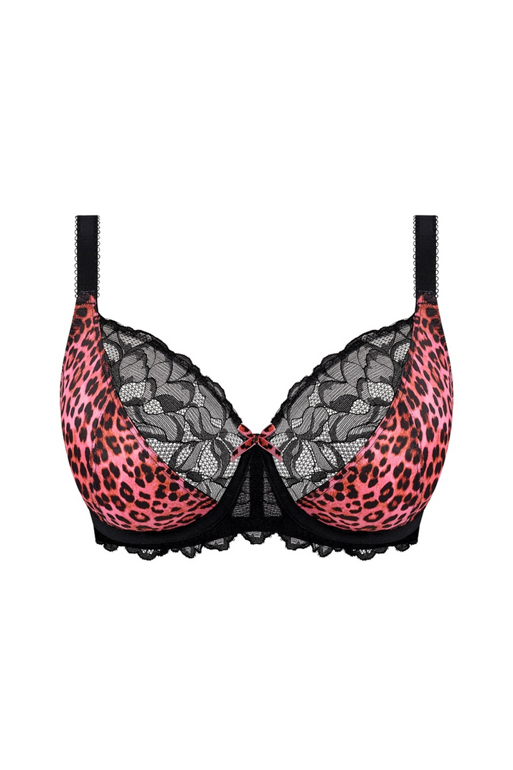 Cherish Me Plunge Bra Pink Flambe